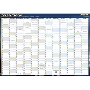 Writeraze Financial Year Wall Planner 500x700mm QC2 (2026-2027)