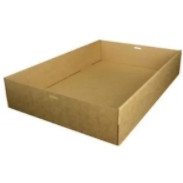 Pinnacle Kraft Catering Tray #2 359 x 252 x 80mm Carton of 100 (Uses PN-ECT2L Lid - Sold Seperately)