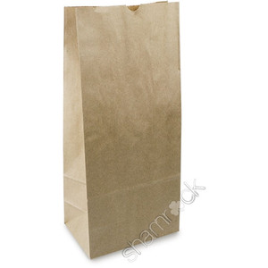 SHAMROCK #12 SOS BAG BROWN 332MM x 180MM + 112MM (BOX 500)