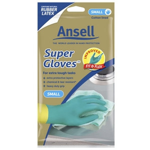Ansell Gloves Super Rubber Small
