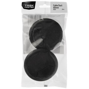 TaskMaster 60mm Black Cable Duct