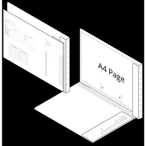 A4 MEDICAL FILE 2 FLAP - PRINTED NO FASTENERS (BOX 100)