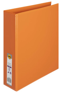 MARBIG CLEARVIEW INSERT BINDER A4 50MM 4D ORANGE
