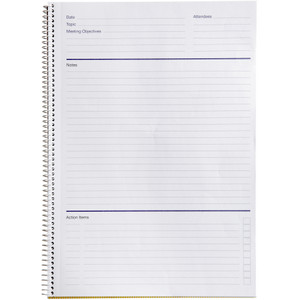 SPIRAX 705 MEETING BOOK SPIRAL BOUND 140 PAGE A4