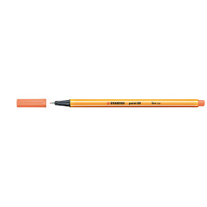 STABILO POINT 88 FINELINER APRICOT (BX10)