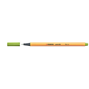 STABILO POINT 88 FINELINER APPLE GREEN (BX10)