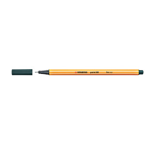 STABILO POINT 88 FINELINER OLIVE GREEN (BX10)