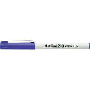 ARTLINE 210 FINELINER PEN 0.6MM PURPLE (BX12)