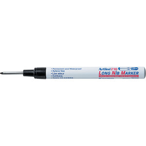ARTLINE 710 LONG NIB PERMANENT MARKER 1MM NIB BLACK (BX12)