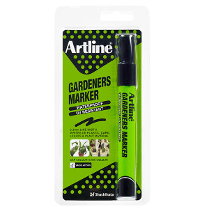 ARTLINE GARDENERS PERMANENT MARKER BLACK HS (EACH)
