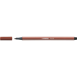 STABILO PEN 68 FIBRE TIP PEN SIENNA (BX10)