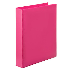 MARBIG CLEARVIEW INSERT BINDER A4 25MM 2D PINK