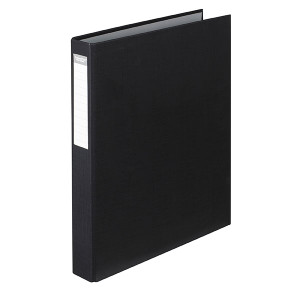 COLOURHIDE RING BINDER PE A4 25MM BLACK