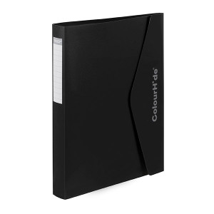 COLOURHIDE RING BINDER PP A4 25MM BLACK  *** While Stocks Last ***