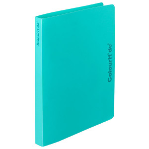 COLOURHIDE RING BINDER PP A4 18MM AQUA