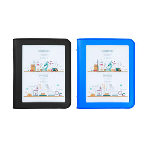 MARBIG PROFESSIONAL ZIPPER BINDER W/ INSERT CVR 25MM 2D BLACK/BLUE ASSORTED (EACH)