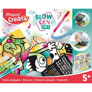 MAPED CREATIV BLOW PEN POP ART SET