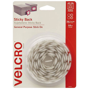 Velcro Hook And Loop Dots 16mm White, Pack of 75