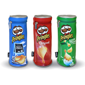 HELIX PRINGLES PENCIL CASE ASSORTED (EACH)