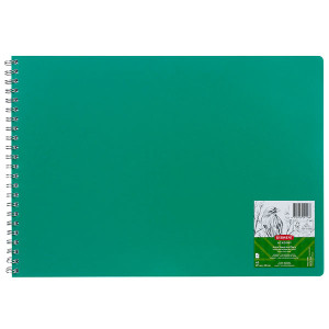 DERWENT ACY VISUAL ART DIARY PP GREEN A3 LANDSCAPE 120 PAGE