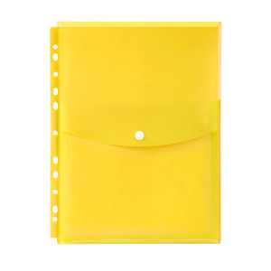 MARBIG TOP OPEN BINDER POCKET YELLOW *** While Stocks Last ***