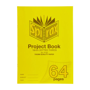 SPIRAX P162 PROJECT BOOK LARGE 18DT 64P 70gsm