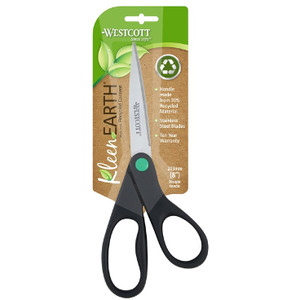 WESTCOTT KLEENEARTH 203MM (8") STRAIGHT HANDLE SCISSORS