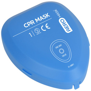 CPR MASK IN HARD COVER