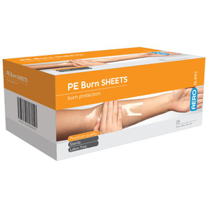 AEROBURN Polyethylene Burn Sheet 20 x 20cm, Box of 25