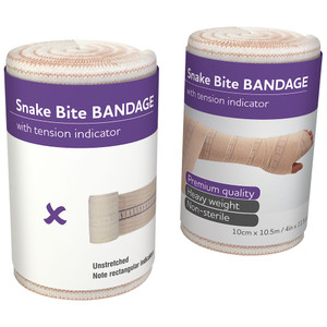 AEROFORM Snake Bite Bandage with Indicator 10cm x 10.5M Pack of 12