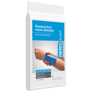 AEROPLAST Premium Visual Dressing Strip 7.5cm x 1M, Each