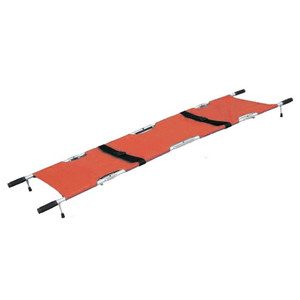 AERORESCUE Alloy Quad-Fold Emergency Pole Stretcher with Carry Case, Each