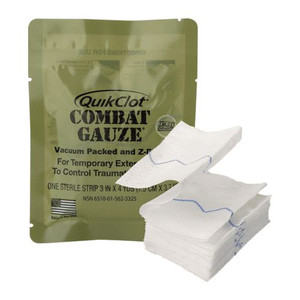 QUIKCLOT Haemostatic Combat Gauze 7.5cm x 3.65M, Each