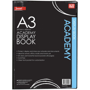Jasart Academy Display Book A3 20 Pockets