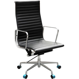 AERO HIGH-BACK MANAGER CHAIR W 590 x D 610 x H 1090-1160mm Black