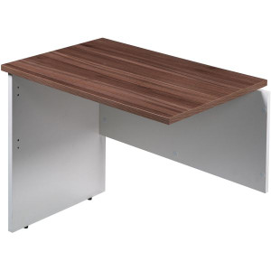 OM Premiere Open Desk Return 900Wx600Dx720mmH Casnan and White
