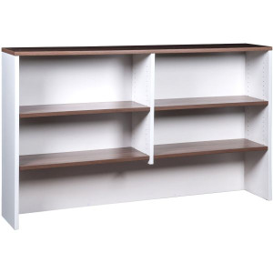 OM Premiere Overhead Hutch 1080Hx1500Wx325mmD 4 Shelf Casnan and White
