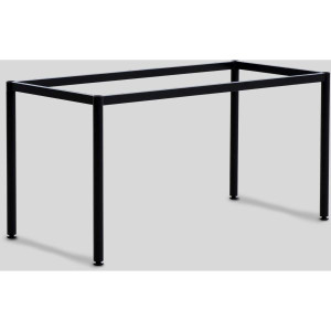 TABLE FRAME WITH CYLINDER LEGS W 1800 x D 900mm Black