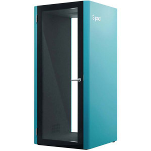 INAPOD S POD SINGLE PERSON BOOTH 1000W x 1000D x 2170H Turquoise