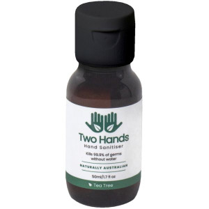 Two Hands Hand Sanitiser 50ml Gel 60% Alcohol