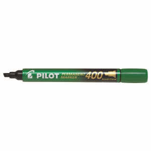 Pilot SCA-400 Permanent Marker Chisel 1.5-4mm Green