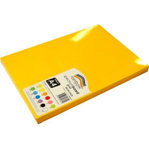 Rainbow Spectrum Board A4 220gms Gold 100 Sheets