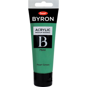 Jasart Byron Acrylic Paint 75ml Pearl Green