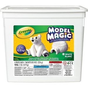 CRAYOLA MODEL MAGIC BUCKET WHITE 907G