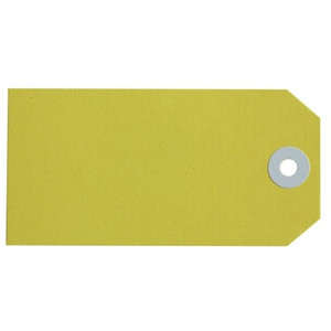 AVERY SHIPPING TAGS SIZE 4 108X54MM YELLOW 54 x 108 mm Box of 1000