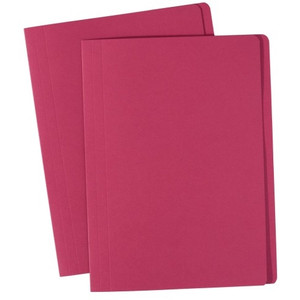 AVERY COLOURED MANILLA FOLDERS A4 RED BX100