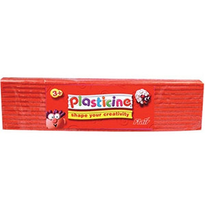 PLASTICINE EDUCATION PACK 500GM RED