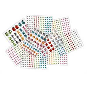 Colorific Rhinestones Adhesive Assorted Colours Various Shapes Pack of 850 ## No Longer Available - See CSS-ST115 ##