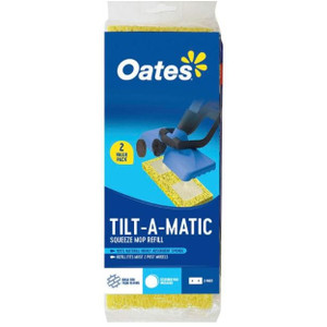 Oates Mop Tiltamatic Sponge Refill 2 pack
