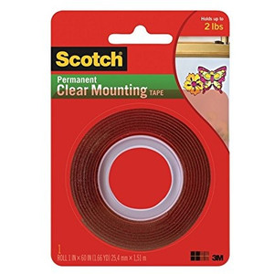MOUNTING TAPE 3M CLEAR H/DUTY 25MMX1.5M THM-0417144